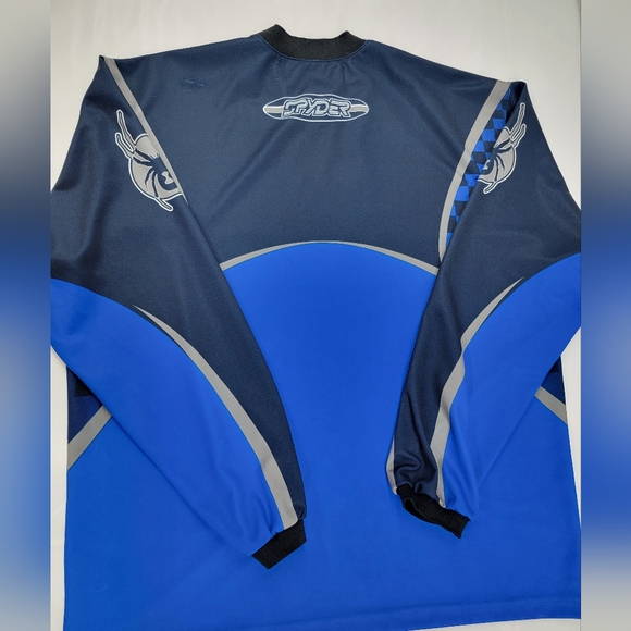 Spyder Shirts Spyder Paintball Jersey Medium Blue And Gray Poshmark